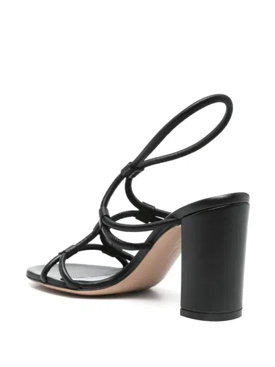 Gianvito Rossi Multi Way Strap Heeled Sandals 85 In Black