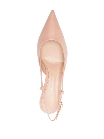 Gianvito Rossi Ascent Nude Slingback Pumps In Pink