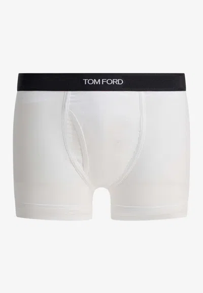 Tom Ford Logo Waistband Boxer Brief In Multi
