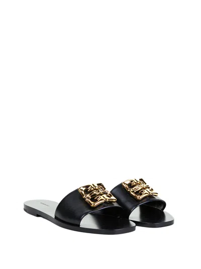 Givenchy Lamb Leather Elegant Sandals In Multi