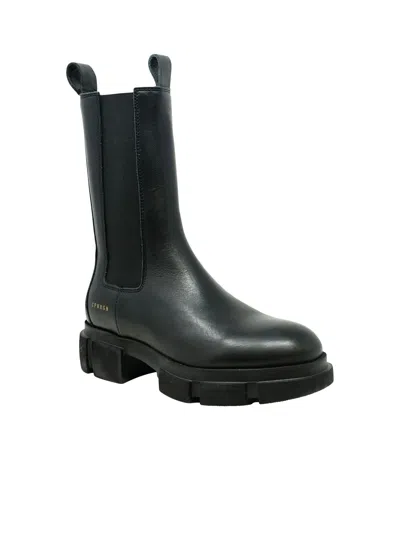 Copenhagen Woman Leather Chelsea Boot In Black