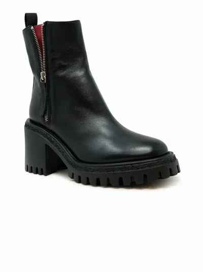 Halmanera Leather Baron Ankle Boots In Black