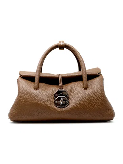 Zanellato 068750-1120000-z0282 Brown S.zeno Dotta Centauro Leather Handbag S In Brown
