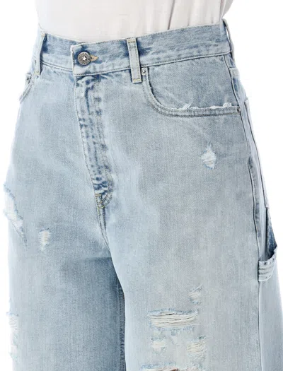 Golden Goose Marsha Denim Shorts In Blue