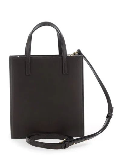 Hidesins 'flap J' Brown Handbag With One Front Flap Pocket And Adjustable And Removable Shoulder Strap In Lea In Brown
