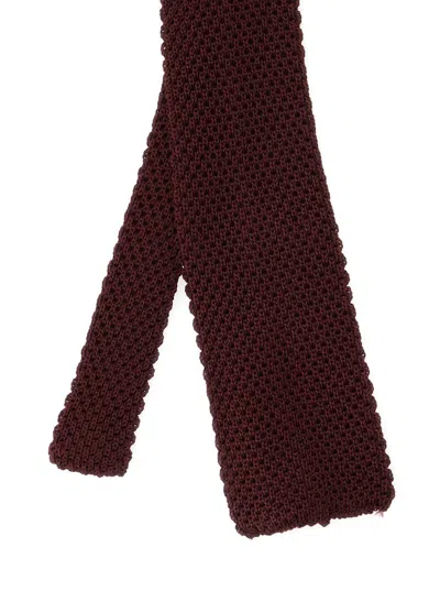 Forte Forte Bordeaux Knit Tie In Viscose Woman In Brown