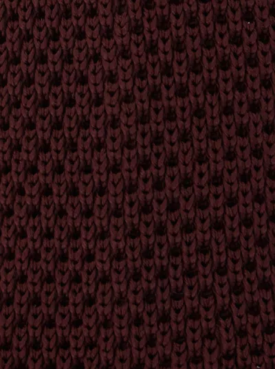 Forte Forte Bordeaux Knit Tie In Viscose Woman In Brown