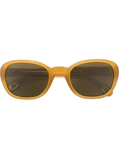 Shop Linda Farrow Gallery Oval-frame Sunglasses