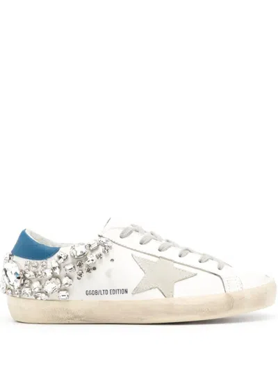 Golden Goose Super-star Leather Upper And Heel W In White