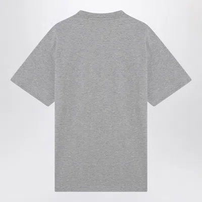 Gucci Cotton Crew-neck T-shirt In Gray