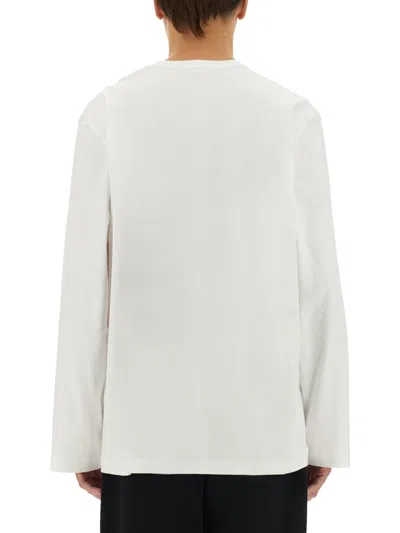 Helmut Lang Tshirt With Logo In Red