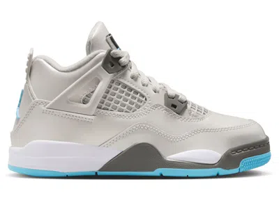 Pre-owned Jordan 4 Retro Sneakers In Photon Dust/blue Chill/flat Pewter