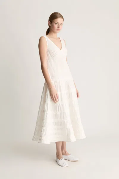 Lee Mathews Sara Dress In White