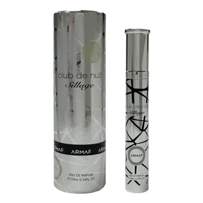 Armaf Unisex Club De Nuit Sillage Edp Spray 0.33 oz Fragrances 6294015175691 In Gray