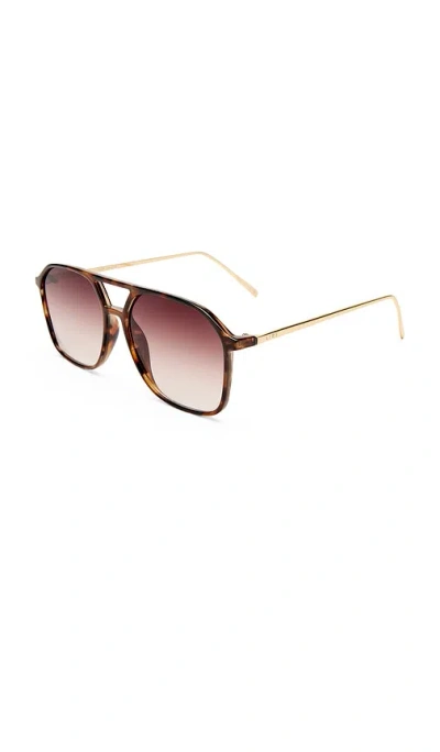 Aire Cusp 55mm Aviator Sunglasses In Pink