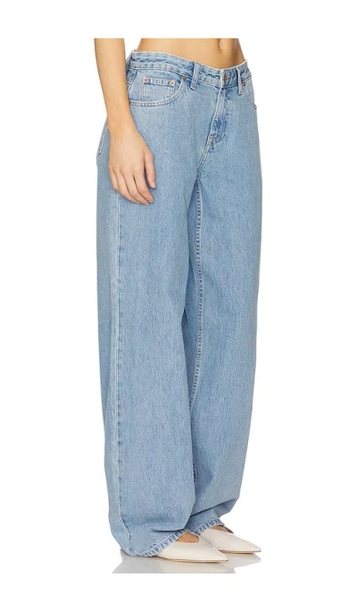 Dr Denim Hill Wide Leg Jeans In Blue