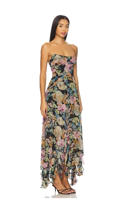 Amanda Uprichard Monterey Maxi Dress In Lisboa Print In Multi