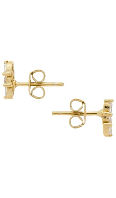 Shashi Baby Isabella Stud Earring In White