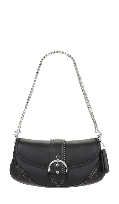 Coach Glovetanned Soho 25 Bag In Black