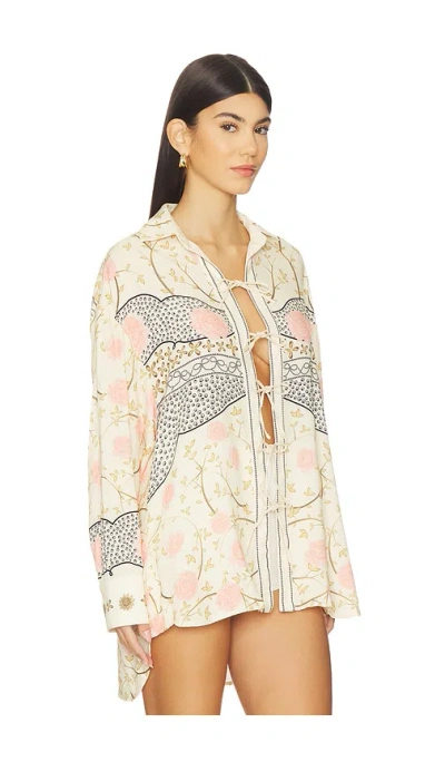 Agua Bendita X Revolve Swan Top In Multi