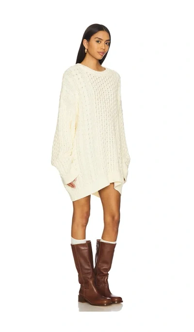 Callahan Mia Cableknit Sweater In Neutral