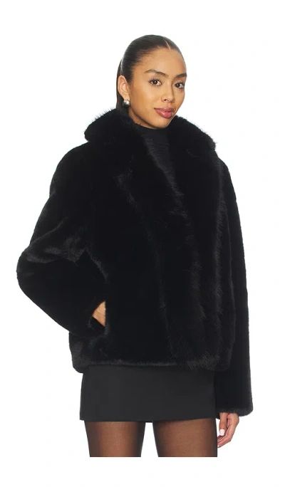 Generation Love Dasha Faux Fur Jacket In Black