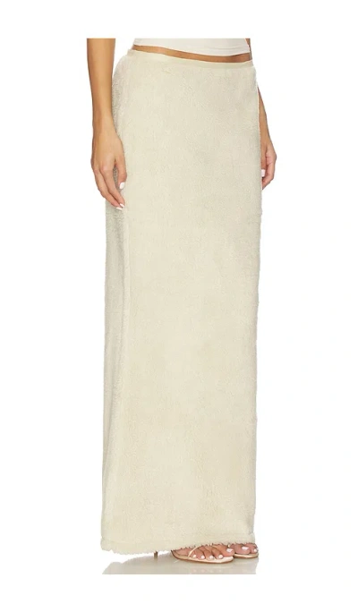 Buci Birch Maxi Skirt In White
