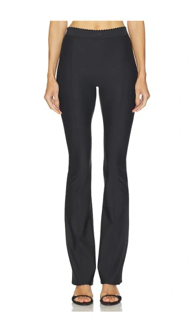 Skims High-waisted Flared Leggings In Black