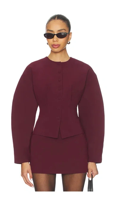All The Ways Mamie Blazer In Burgundy