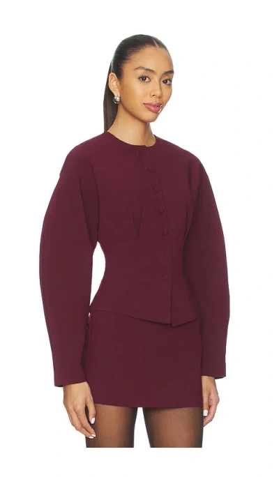 All The Ways Mamie Blazer In Burgundy