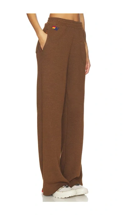 Aviator Nation 5 Stripe Wide Leg Pocket Sweatpant In Multi