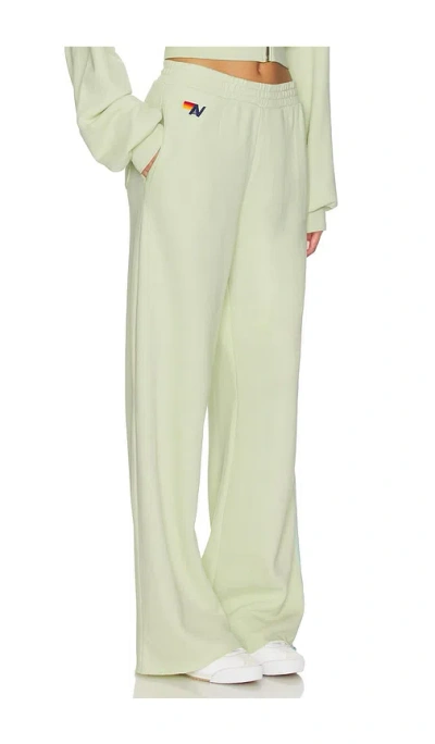 Aviator Nation 5 Stripe Wide Leg Pocket Sweatpant In Multi