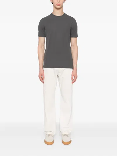 Slowear Cotton T-shirt In Gray