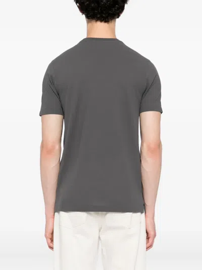 Slowear Cotton T-shirt In Gray