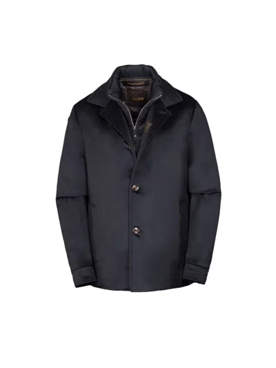 Moorer Mendel Jacket In Blue