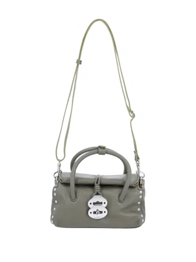 Zanellato Chic Shoulder Bag Detachable Strap In Green
