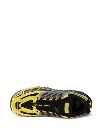 Mm6 Maison Margiela Xsalomon Acs Pro Grid Sneakers In Yellow