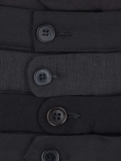 Hodakova Overlapping Waistband Skirt In Black