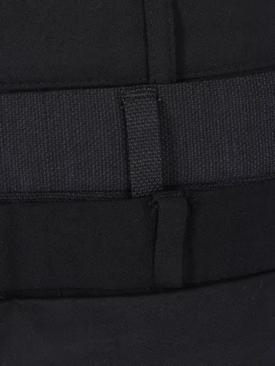 Hodakova Overlapping Waistband Skirt In Black