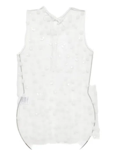 Cecilie Bahnsen Utania Vest In White