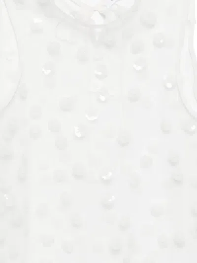 Cecilie Bahnsen Utania Vest In White