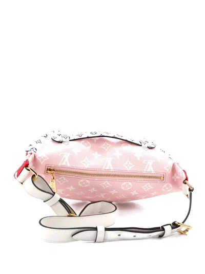Pre-owned Louis Vuitton Bum Bag Limited Edition Colored Monogram Giant Belt Bag In Red