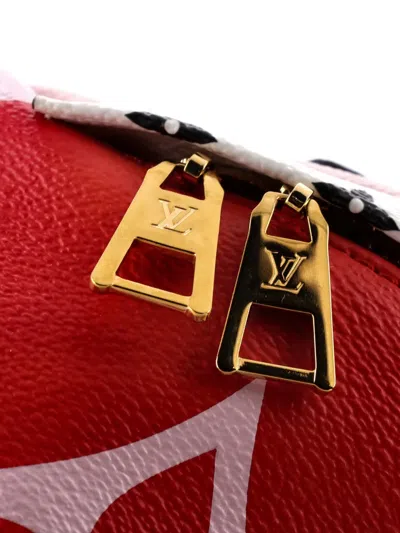 Pre-owned Louis Vuitton Bum Bag Limited Edition Colored Monogram Giant Belt Bag In Red