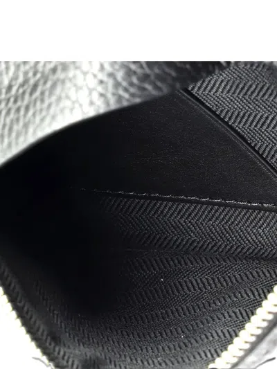 Pre-owned Loewe Vertical T Pocket Body Bag Leather Crossbody Bag In Black