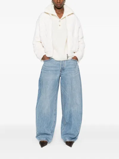 Gran Sasso Cable-knit Zip Jacket In Neutral