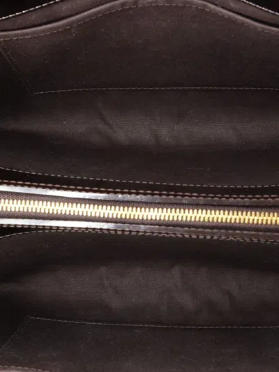 Pre-owned Louis Vuitton Virginia Handbag Monogram Vernis Pm Shoulder Bag In Brown