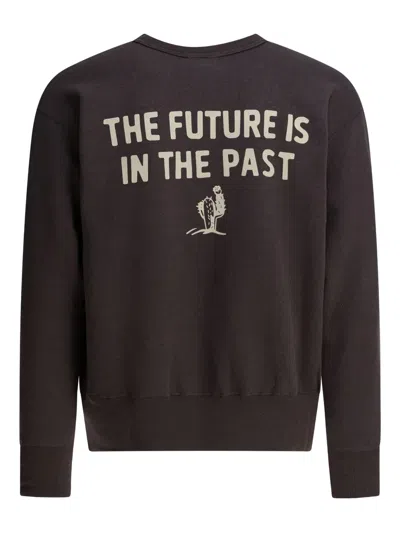 Human Made Tsuriami Graphic-print Cotton Sweatshirt In Brown