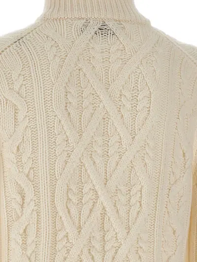 Hugo Boss Harpreno Virgin Wool And Cashmere Sweater In White