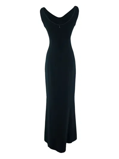 Pre-owned Amanda Wakeley Sleeveless Dress In Black