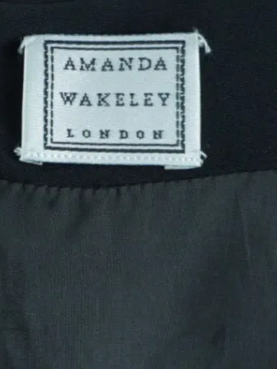 Pre-owned Amanda Wakeley Sleeveless Dress In Black